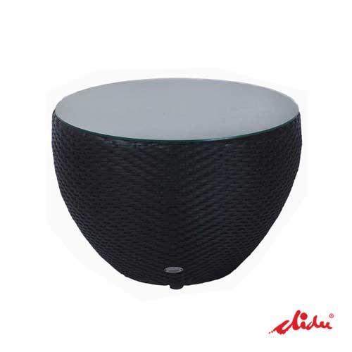 circle coffee table rattan weaving outdoor furniture pod