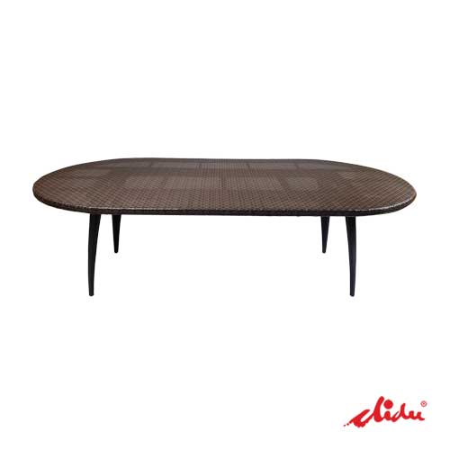 oval dining table outdoor hospitality furniture tango