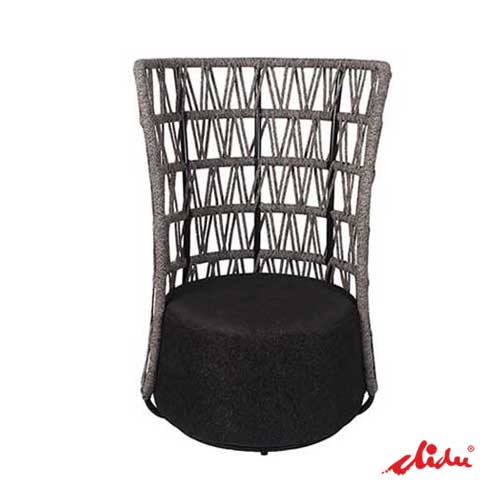 luxury garden chair rope weaving outdoor furniture asmat