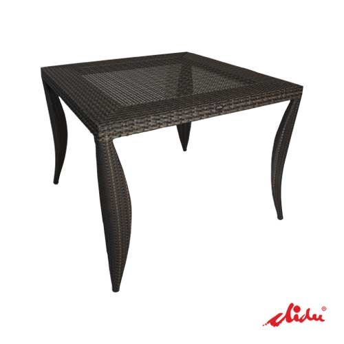 square dinner table wicker patio furniture square dining table wicker patio furniture Atlantic square dinner table