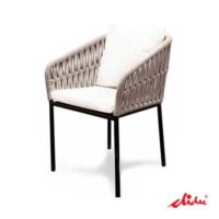 wicker rope chair for restaurant dining set furniture borneo
