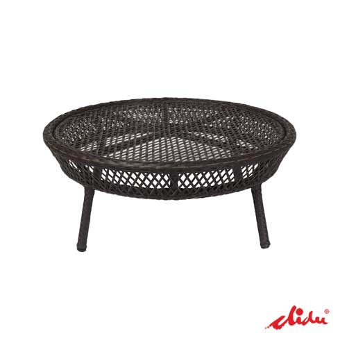 wicker table manufacturer round patio coffee desk mongol