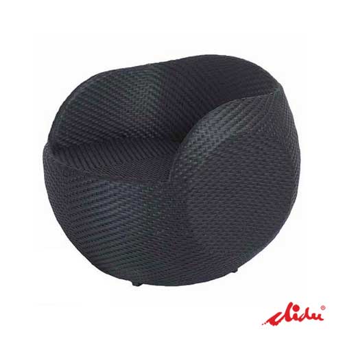 round chair wicker rattan weaving furniture pod small
