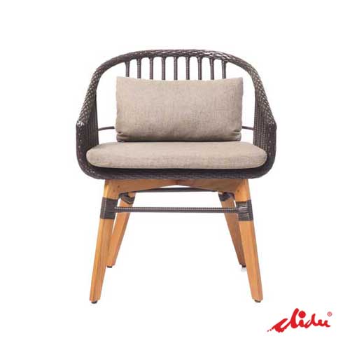 wicker chair for outdoor patio furniture moza