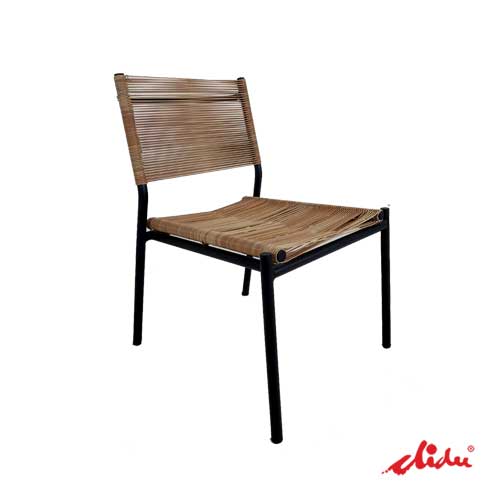 rattan dining chair resin weaving cafe furniture pinarello
