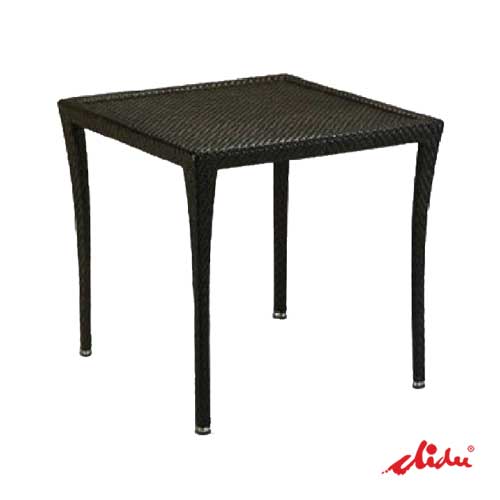 wicker table square dining set for restaurant and cafe dubai
