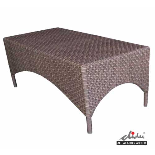 coffee table wicker rattan outdoor furniture lover