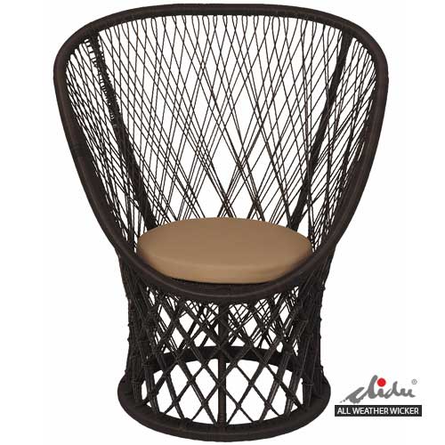 luxury chair synthetic rattan weaving patio king