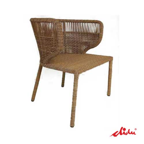 wicker lounge chair patio rattan weaving seat lora