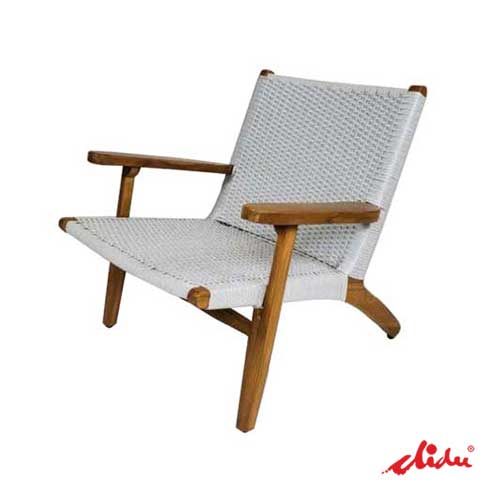 patio lounge chair rope weaving furniture balaclava