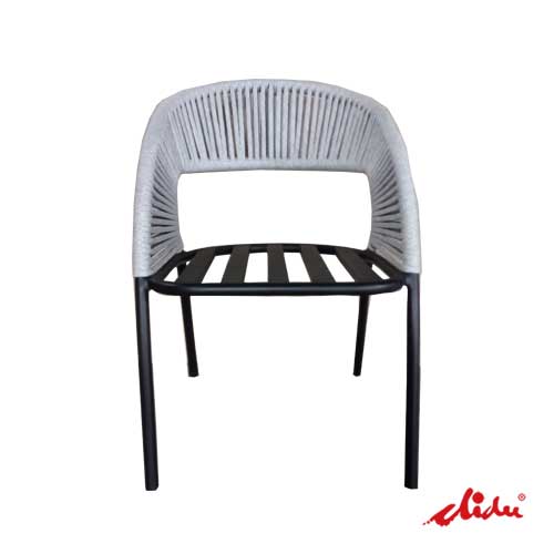 balcony chair premium rope weaving furniture curve