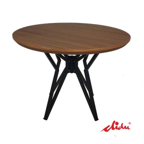 luxury dining table with teak top for restaurants star leg