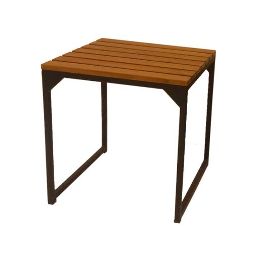 wooden side table all weather outdoor furniture honokalani