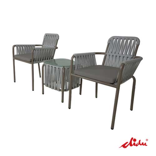 patio chair set rope weaving outdoor furniture malaka