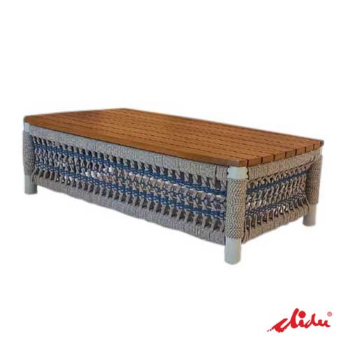 wood coffee table outdoor rope weaving furniture cornwall