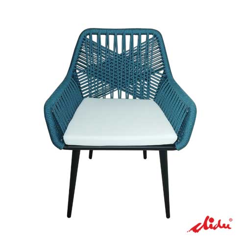 outdoor rope chair backyard dining furniture set remo