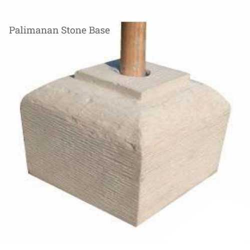 stone base for umbrella