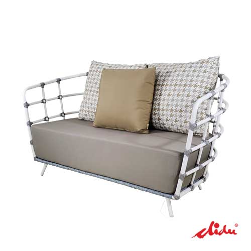 lounge sofa for hotels and premium resorts romanza #2 seat